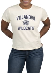 Uscape Villanova Wildcats Womens White Vintage Logo Short Sleeve T-Shirt