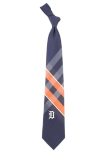 Detroit Tigers Woven Poly Grid Mens Tie