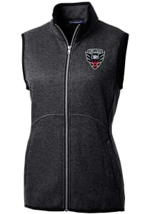Cutter and Buck DC United Womens Charcoal Mainsail Vest