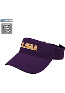LogoFit LSU Tigers Mens Purple Slice Adjustable Visor