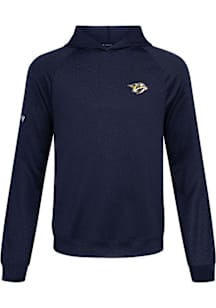 Levelwear Nashville Predators Mens Navy Blue Challenger Embroidered 3D Patch Long Sleeve Hoodie