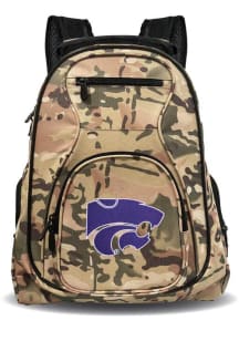 Premium Laptop K-State Wildcats Backpack - Purple