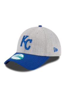 New Era Kansas City Royals Heather Adjustable Hat - Grey