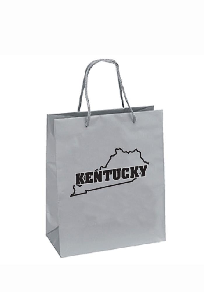 Kentucky 10x12 Silver Grey Gift Bag