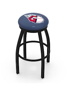 Cleveland Guardians Black Pub Stool - Black