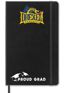 Drexel Dragons Proud Grad team logo Notebook and Folder - Black