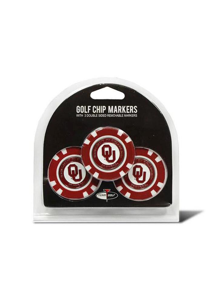 Oklahoma Sooners poker chip Golf Ball Marker