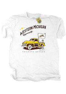 Western Michigan Broncos White Glory Days Short Sleeve T Shirt