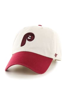47 Philadelphia Phillies Clean Up Adjustable Hat - Maroon