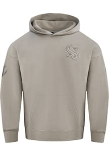 Pro Standard Seattle Kraken Mens Tan Neutral Fashion Hood