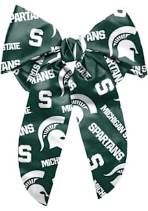 Team Logo Michigan State Spartans Kids Hair Ribbons - Green