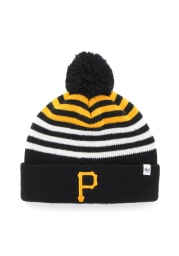 47 Pittsburgh Pirates Black Yipes Cuff Youth Knit Hat