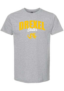 Summit Sportswear Drexel Dragons Womens Grey Sister Short Sleeve T-Shirt