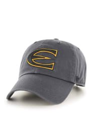47 Emporia State Hornets Clean Up Adjustable Hat - Charcoal