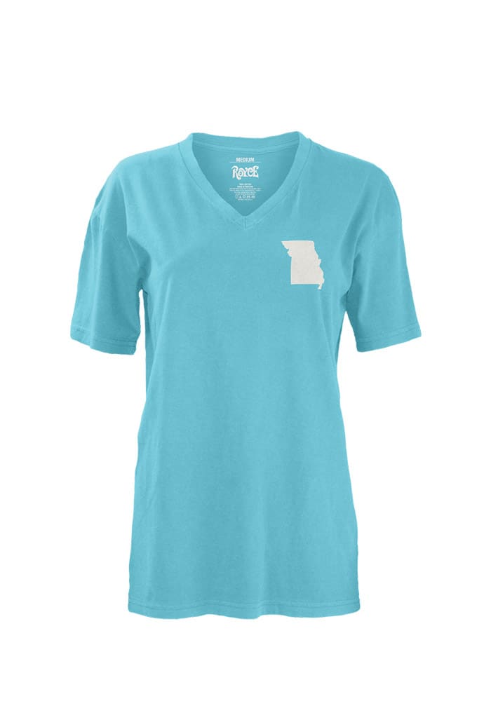 Missouri Light Blue Patriotic State Short Sleeve T Shirt