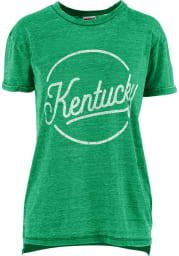 Kentucky Kelly Green Women's Roxy Script Short Sleeve T Shirt