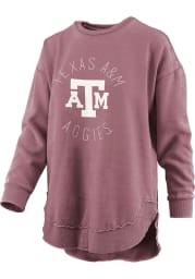 Texas A&M Aggies Womens Maroon Bakersfield Crew Sweatshirt