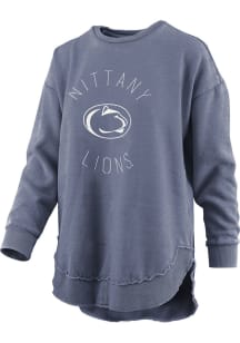 Pressbox Penn State Nittany Lions Womens Navy Blue Bakersfield Crew Sweatshirt