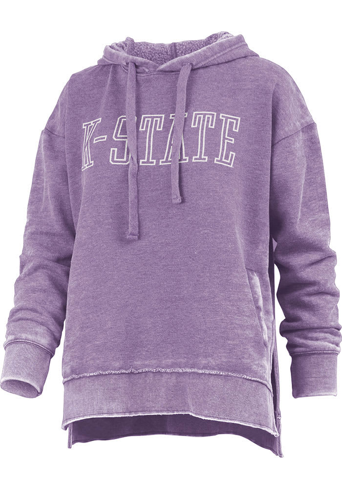 Pressbox K-State Wildcats Womens Purple Marni Hooded Sweatshirt