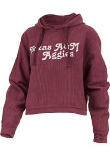 Pressbox Texas A&amp;M Aggies Womens Maroon California Dreaming Hooded Sweatshirt
