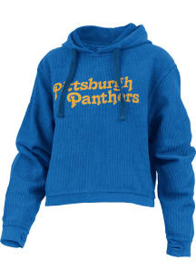 Pressbox Pitt Panthers Womens Blue California Dreaming Hooded Sweatshirt