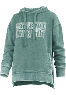 Pressbox Northwest Missouri State Bearcats Womens Green Marni Hooded Sweatshirt