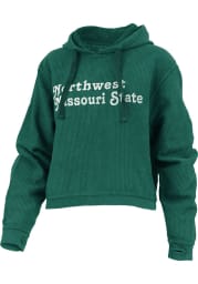 Northwest Missouri State Bearcats Womens Green California Dreaming Hooded Sweatshirt