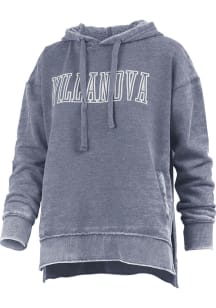 Pressbox Villanova Wildcats Womens Navy Blue Marni Hooded Sweatshirt