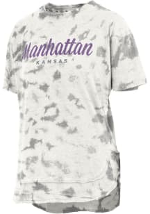 Pressbox Manhattan Womens Black Wordmark Short Sleeve T-Shirt