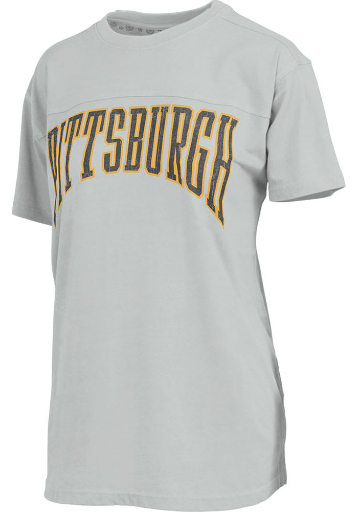 Pittsburgh Womens Grey Short Sleeve T-Shirt