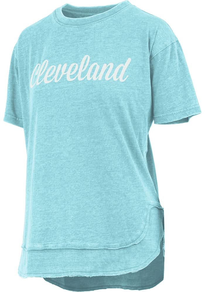 Pressbox Cleveland Womens Wordmark Short Sleeve T-Shirt