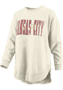 Kansas City Womens Ivory  Crew Sweatshirt