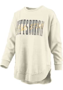 Pittsburgh Womens Ivory  Crew Sweatshirt