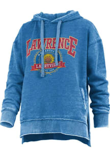 Pressbox Lawrence Womens Blue Larryville Hooded Sweatshirt