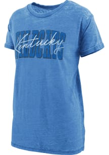 Pressbox Kentucky Wildcats Womens Blue Vintage Short Sleeve T-Shirt