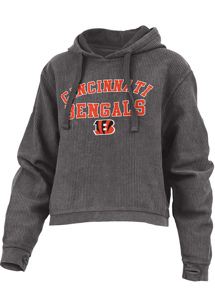 Cincinnati Bengals Womens Resurgence Hoodie - Charcoal