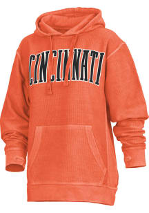 Pressbox Cincinnati Womens Orange Southlawn Hooded Sweatshirt