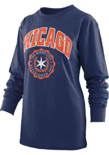 Chicago W Navy Winnie Long Sleeve T-Shirt