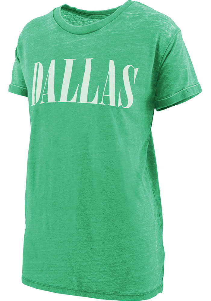 Royce Apparel, Inc. Pressbox Dallas ft Worth Women's Kelly Green Showtime Short Sleeve T-Shirt, Kelly Green, 52% Cotton / 48% POLYESTER, Size XL, Rally House