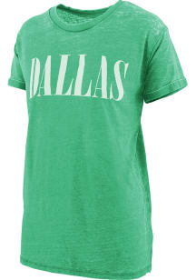 Pressbox Dallas Ft Worth Womens Kelly Green Showtime Short Sleeve T-Shirt
