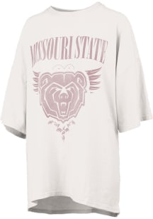 Pressbox Missouri State Bears Womens White Rock and Roll Short Sleeve T-Shirt