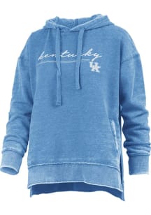 Pressbox Kentucky Wildcats Womens Blue Marni Hooded Sweatshirt