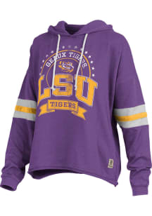 Pressbox LSU Tigers Womens Purple Moonstone Hooded Sweatshirt