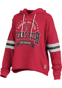 Pressbox Texas Tech Red Raiders Womens Red Moonstone Hooded Sweatshirt