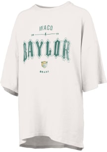 Pressbox Baylor Bears Womens White RNR Short Sleeve T-Shirt