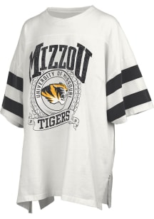 Pressbox Missouri Tigers Womens White Floyd Short Sleeve T-Shirt