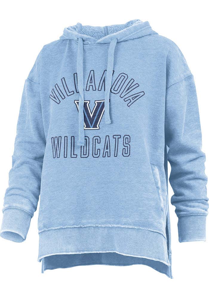 Pressbox Villanova Wildcats Womens Marni Hoodie LIGHT BLUE