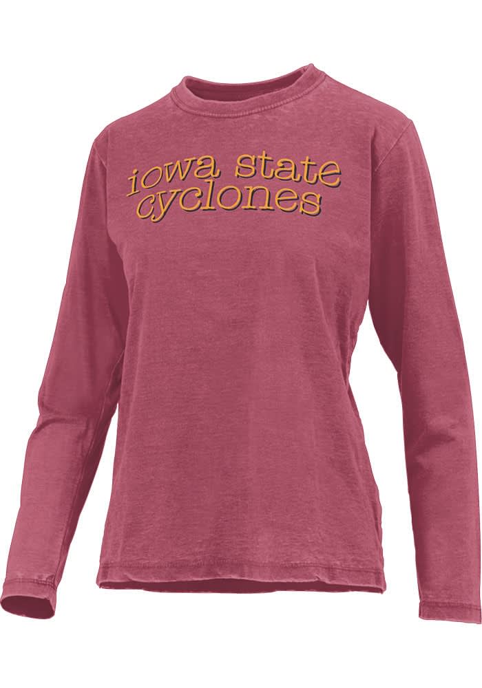 Women's Cardinal Iowa State Cyclones Spirit Jersey Oversized T-Shirt