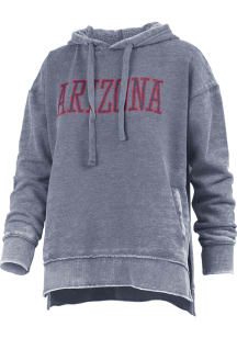 Pressbox Arizona Wildcats Womens Navy Blue Marni Hooded Sweatshirt