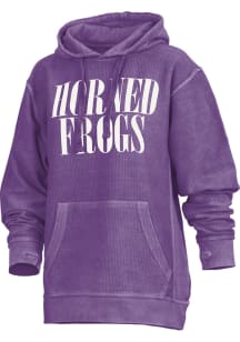 Pressbox TCU Horned Frogs Womens Purple Showtime Hooded Sweatshirt
